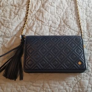 Tory Burch Fleming Quilted Wallet Crossbody